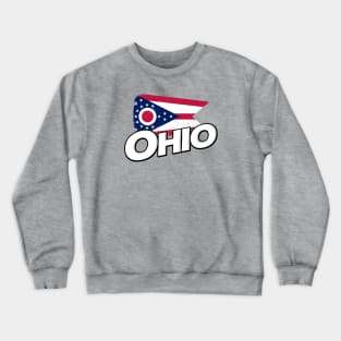 Ohio flag Crewneck Sweatshirt